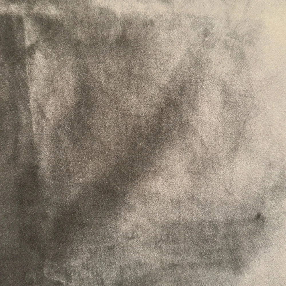 NWOT 1 dark gray velvet pillow cover